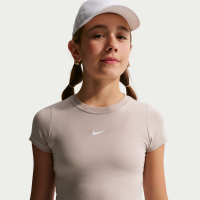 Nike Cropped-T-shirt til større børn (piger) - brun