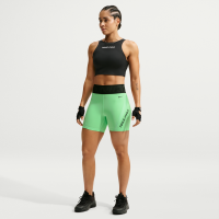 Nike Pro Sculpt Dri-FIT-shorts med høj talje til kvinder (13 cm) - grøn