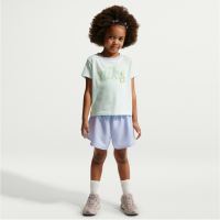 Nike Dri-FIT-sæt med T-shirt og crossover-shorts til mindre børn - grå