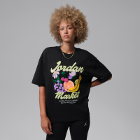 Oversized Jordan-T-shirt til kvinder - sort