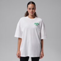 Jordan-T-shirt med løstsiddende pasform til kvinder - hvid