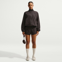 NikeSKIMS Stretch Nylon-løbeshorts til kvinder - brun