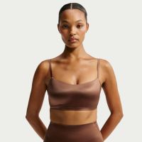 NikeSKIMS Satin Shine Scoop Cami-bh til kvinder - brun