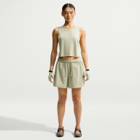 NikeSKIMS Stretch Nylon-løbeshorts (13 cm) til kvinder - grøn