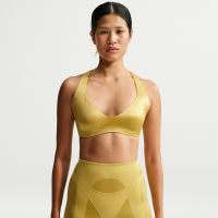 NikeSKIMS Satin Shine Plunge-bh til kvinder - gul