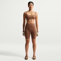 NikeSKIMS Matte højtaljede cykelshorts (18 cm) til kvinder - brun
