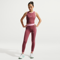 Nike Pro-leggings i fuld længde til større børn (piger) - rød