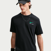 NikeCourt Dri-FIT tennis-T-shirt til mænd - sort