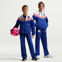 Chelsea FC Third Nike Dri-FIT-træningsdragt med hætte til fodbold til større børn - hvid