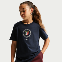 Club Atlético de Madrid Nike Football-T-shirt til større børn - blå