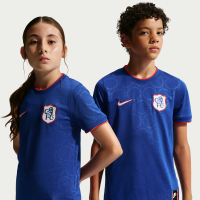 Chelsea F.C. Third Nike Dri-FIT-opvarmningstrøje til fodbold til større børn - blå