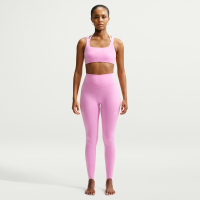 Højtaljede Nike One-leggings med hælstrop i fuld længde til kvinder - Pink