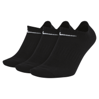 Nike Everyday Lightweight-No-Show-træningsstrømper (3 par) - sort