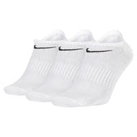 Nike Everyday Lightweight-No-Show-træningsstrømper (3 par) - hvid