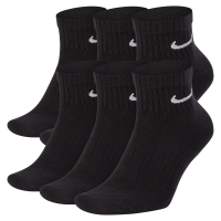 Nike Everyday Cushioned-ankeltræningsstrømper (6 par) - sort