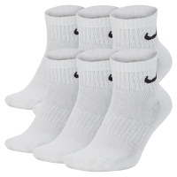 Nike Everyday Cushioned-ankeltræningsstrømper (6 par) - hvid