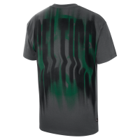 Boston Celtics Nike Basketball Pregame-T-shirt til mænd - sort
