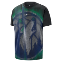 Minnesota Timberwolves-basketball-T-shirt til mænd - sort