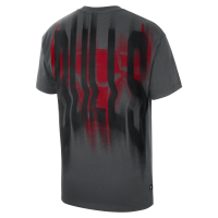 Chicago Bulls Nike Basketball Pregame-T-shirt til mænd - sort