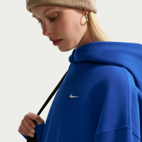 Oversized Nike Studio Fleece-hættetrøje i kraftigt materiale til kvinder - blå
