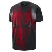 Chicago Bulls-basketball-T-shirt til mænd - sort