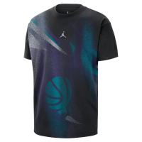 Charlotte Hornets-basketball-T-shirt til mænd - sort