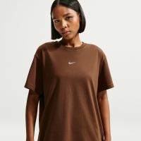 Oversized Nike Classic T-shirt til kvinder - brun