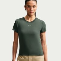 Maskinstrikket Nike Chill-T-shirt til kvinder - grøn