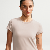 Maskinstrikket Nike Chill-T-shirt til kvinder - brun
