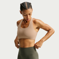 Nike Zenvy-sports-bh med let støtte til kvinder - brun