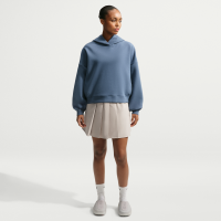 Nike 24.7 PerfectStretch Dri-FIT-plissekjole med UV-beskyttelse og høj talje til kvinder - brun