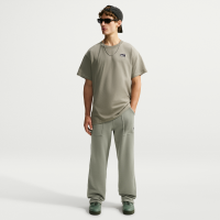 Nike -fleecebukser med åben kant forneden til mænd - grå
