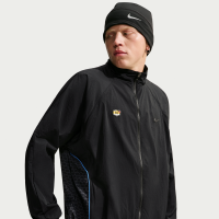 Vævet Nike -løbejakke til mænd - sort