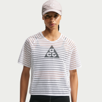 Kortærmet ACG Radical AirFlow Dri-FIT-trailløbetop til kvinder - hvid