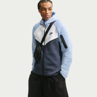 Nike Tech Windrunner-fleecejakke med lynlås til mænd - blå