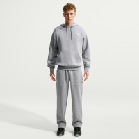 Nike -fleecebukser med åben kant forneden til mænd - grå