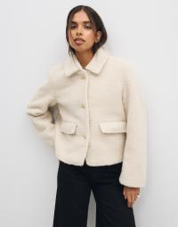 Vero Moda - Hvid - Vmelenaholly Short Jacket Boo