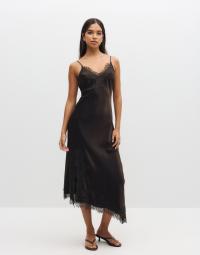 Vero Moda - Brun - Vmcharm Singlet 7/8 Lace Dress Wvn