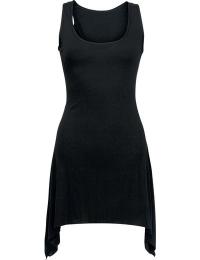 Spiral Top - Gothbottom Vest - S till XL - Damer - sort
