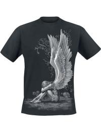 Spiral T-shirt - Enslaved Angel - M till XXL - Herrer - sort