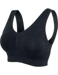 Urban Classics BH - Padded Sports Bra - XS till 5XL - Damer - sort
