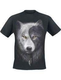 Spiral T-shirt - Wolf Chi - S till 4XL - Herrer - sort