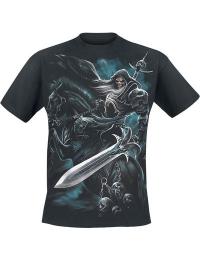 Spiral T-shirt - Grim Rider - S till M - Herrer - sort
