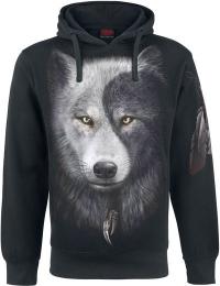 Spiral Hættetrøje - Wolf Chi - S till XL - Herrer - sort