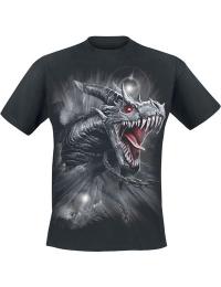 Spiral T-shirt - Dragon's Cry - S till M - Herrer - sort