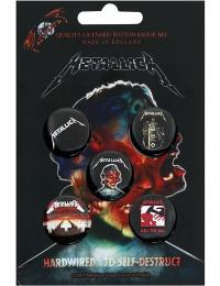 Metallica Badge - Mix - Ingen - multifarvet