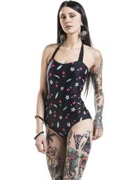 Pussy Deluxe Badedragt - Cherry Blossom badedragt - XS till S - Damer - multifarvet