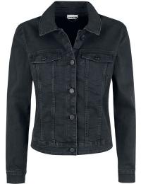 Noisy May Jeansjakke - Debra Black Wash Denimjakke - XS till XXL - Damer - sort