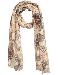 Harry Potter Sjal - Marauder's Map - Damer - multifarvet