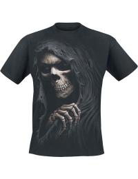 Spiral T-shirt - Grim Ripper - M - Herrer - sort